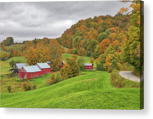 Jenne Farm Acrylic Print featuring the photograph Jenne Farm by Juergen Roth