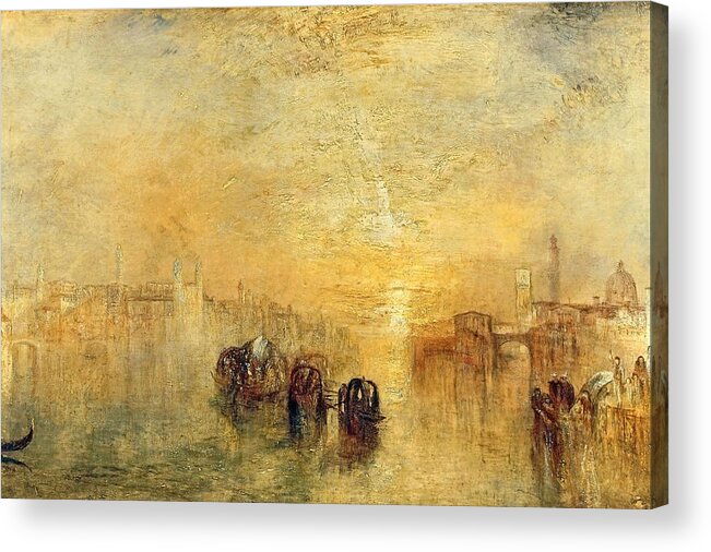 Going To The Ball (san Martino) Acrylic Print featuring the painting Joseph Mallord William Turner / 'Going to the Ball -San Martino-', 1846. by Joseph Mallord William Turner -1775-1851-