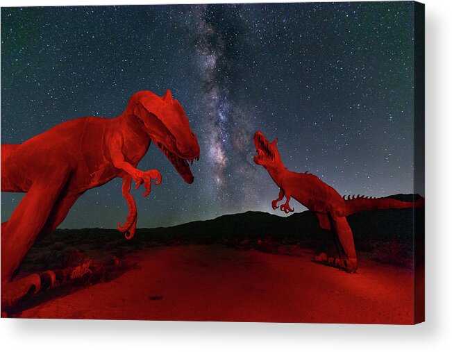 Trex Acrylic Print featuring the photograph Jurassic by Tassanee Angiolillo