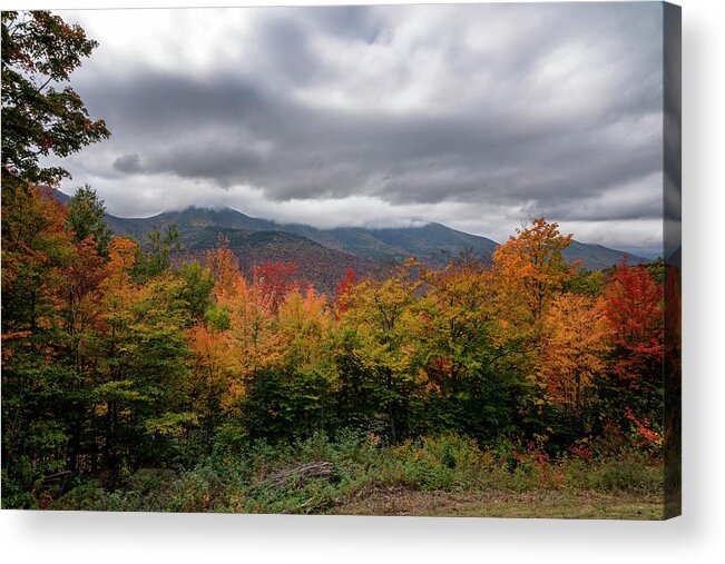 Spofford Lake New Hampshire Acrylic Print featuring the photograph Kancamagus Highway Scene by Tom Singleton