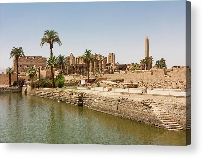 Steps Acrylic Print featuring the photograph Karnak Temple by Héctor De Pereda Photography