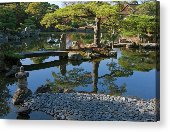 Tranquility Acrylic Print featuring the photograph Katsura Imperial Villa Garden In Kyoto by B. Tanaka