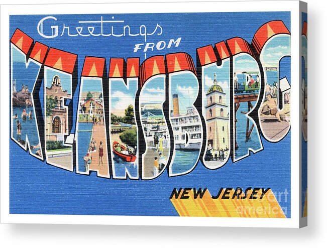 Keansburg Acrylic Print featuring the photograph Keansburg Greetings by Mark Miller