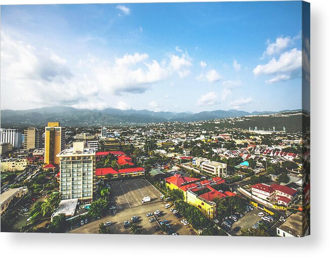 Financial District Acrylic Print featuring the photograph Kingston, Jamaica by Peeter Viisimaa