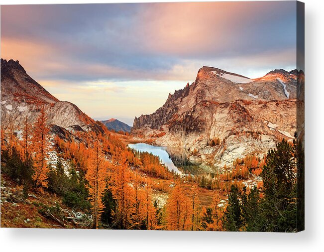 Enchantments Acrylic Print featuring the photograph Lake Perfection by Wasatch Light