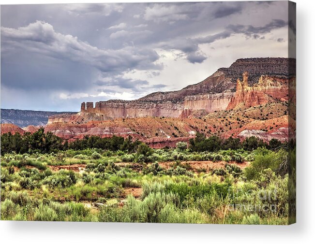 Photographs Acrylic Print featuring the photograph Land Of Enchantment, New Mexico, HDR by Felix Lai