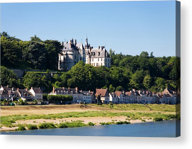 Loire Valley Acrylic Print featuring the photograph Landscape At Chaumont-sur-loire by Schmidt-z