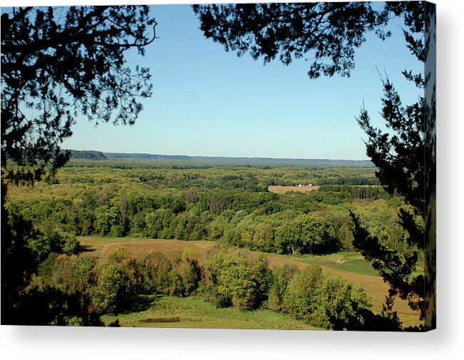 Iowa Acrylic Print featuring the photograph Landscape of Iowa by Sandra J's