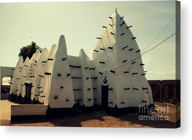 Mali Acrylic Print featuring the photograph Larabanga Mosque - Tourism In Ghana by Tg23