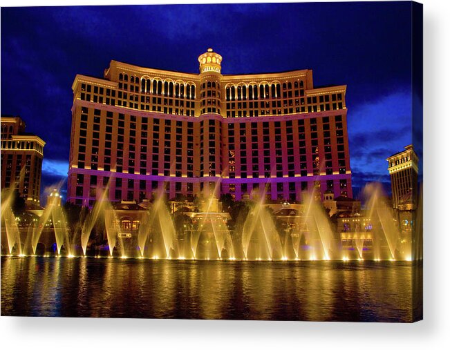 Spa Acrylic Print featuring the photograph Las Vegas Glitz & Kitsch On Display by George Rose