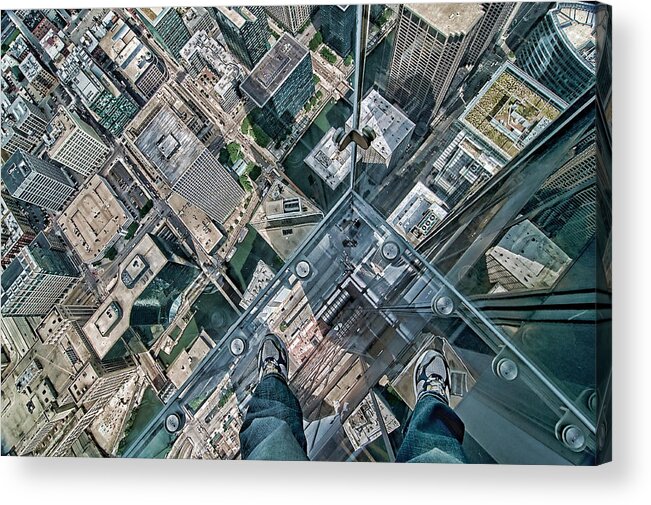 Chicago Acrylic Print featuring the photograph Leap Of Faith by Jeff Lewis