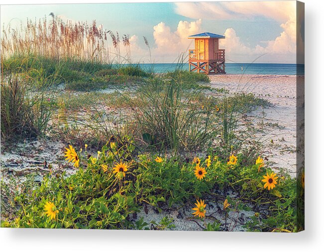 Beach Acrylic Print featuring the photograph Lido Beach by Rod Best