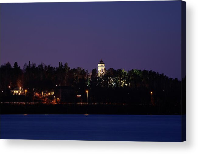 Finland Acrylic Print featuring the photograph Light in the darkness by Jouko Lehto