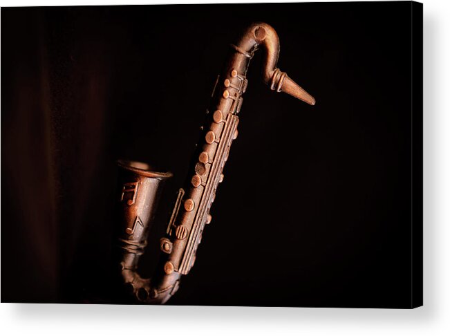 Music Acrylic Print featuring the photograph Li'l Saxophone 2 by Anamar Pictures