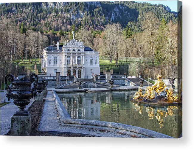 Bavaria Acrylic Print featuring the photograph Linderhof Castle by Dawn Richards