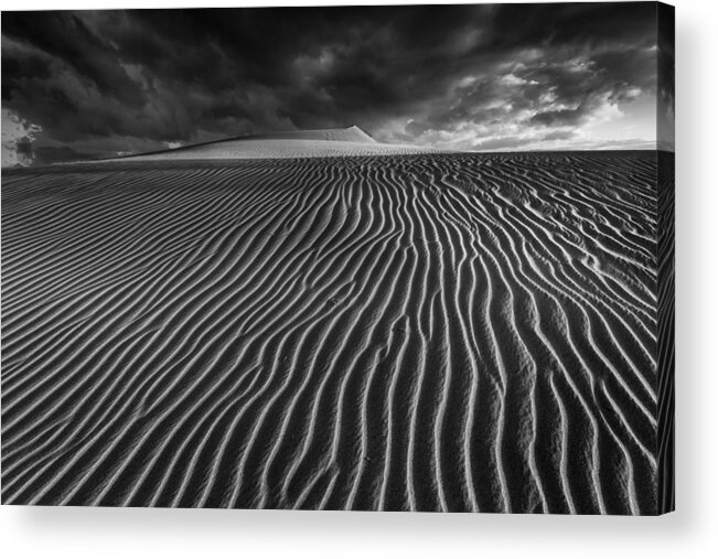 Beach Acrylic Print featuring the photograph Lines Of Life.... by Miguel Pascual