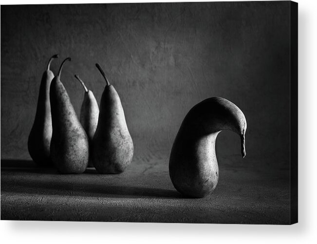 Pears Acrylic Print featuring the photograph Lonely by Victoria Ivanova