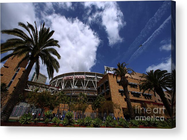 California Acrylic Print featuring the photograph Los Angeles Dodgers V San Diego Padres by Donald Miralle