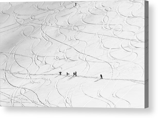 Mountains Acrylic Print featuring the photograph Lost In The Curves by Anita Palceska