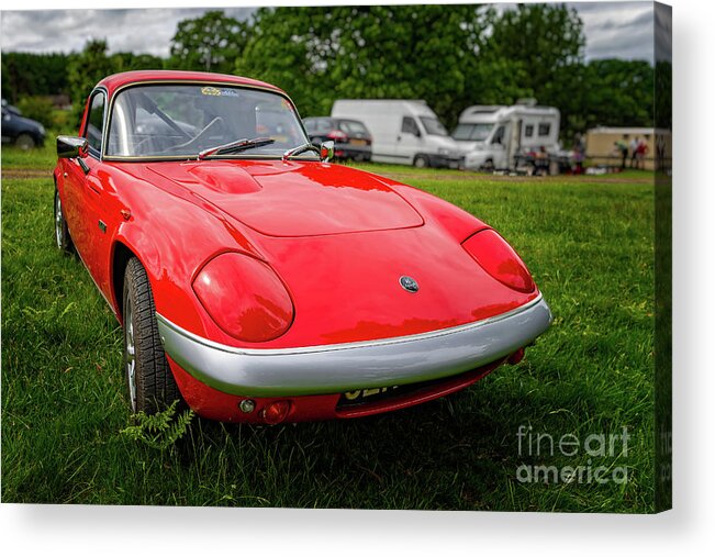 Lotus Acrylic Print featuring the photograph Lotus Elan SE S3 Coupe by Adrian Evans