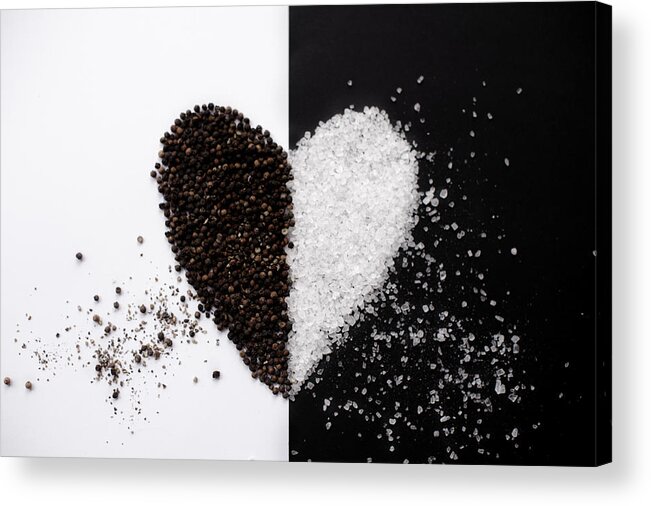 Salt Acrylic Print featuring the photograph Love by Abendstern