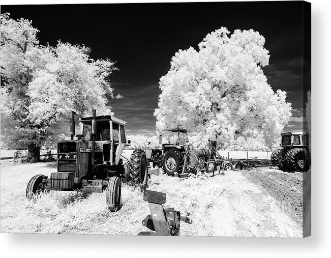 2016 Acrylic Print featuring the photograph Low Country Tractor by Charles Hite