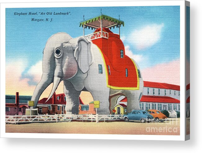 Lbi Acrylic Print featuring the photograph Lucy the Elephant by Mark Miller