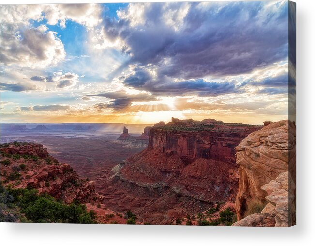 Sunset Acrylic Print featuring the photograph Luminous by Russell Pugh