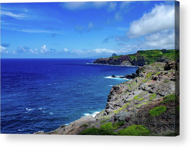 Hawaii Acrylic Print featuring the photograph Maui Coast by Jeff Phillippi