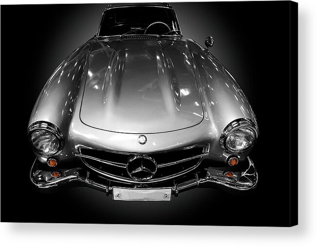 Car Acrylic Print featuring the photograph Mercedes 300sl by Roland Weber