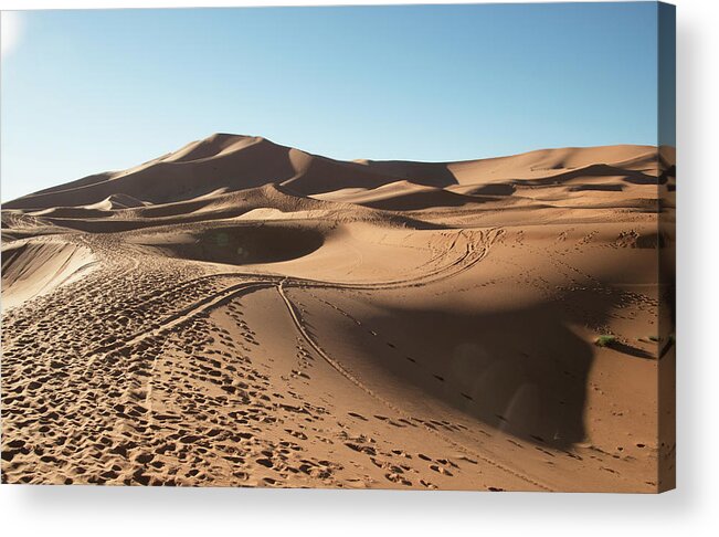 Sahara Desert Acrylic Print featuring the photograph Merzouga by Jessica Levant
