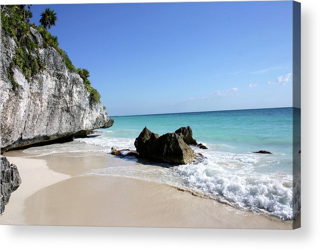 Eco Tourism Acrylic Print featuring the photograph Mexican Lagoon by Arsenik