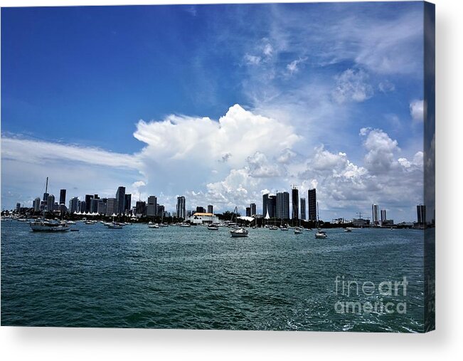 Miami Acrylic Print featuring the photograph Miami4 by Merle Grenz