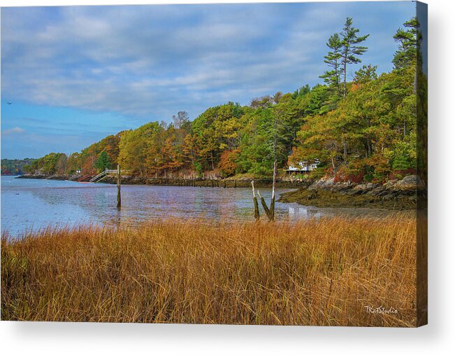 Maine Acrylic Print featuring the photograph More Color of Edgecomb by Tim Kathka