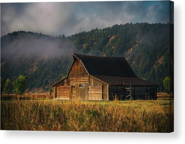 Grand Tetons Acrylic Print featuring the photograph Moulton Barn by Darren White