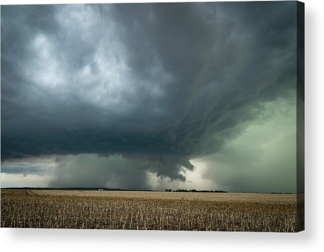Supercell Acrylic Print featuring the photograph Nebraska Storm by Wesley Aston