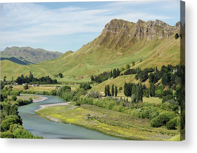 Outdoors Acrylic Print featuring the photograph New Zealands Landscape by Vladimir Zakharov