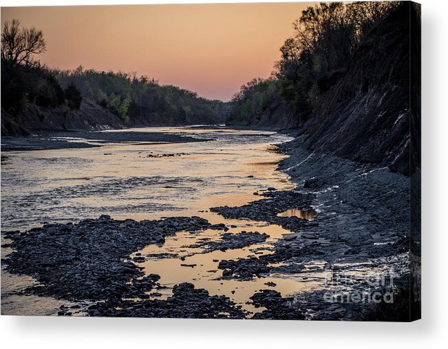 North Sulphur River Acrylic Print featuring the photograph North Sulphur by Cheryl McClure