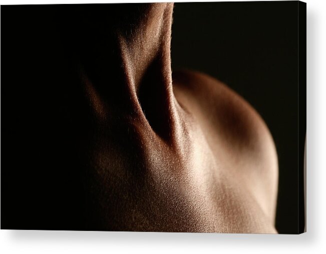 Torso Acrylic Print featuring the photograph Nude Neck by Win-initiative/neleman