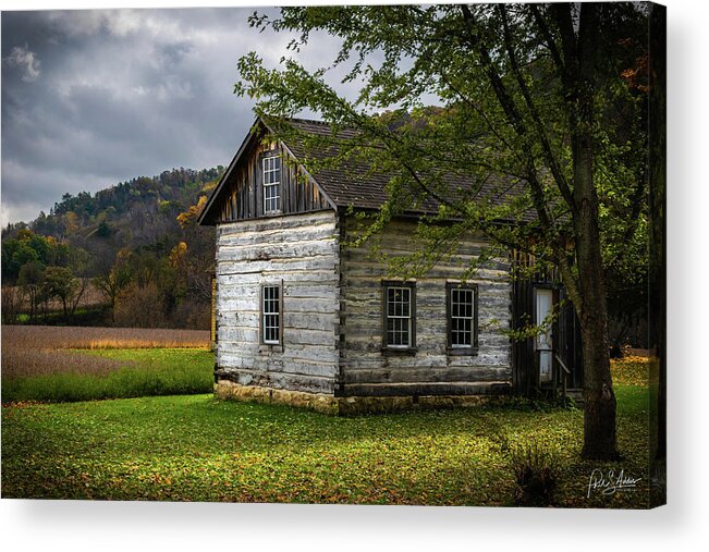 Cabin Acrylic Print featuring the photograph Old Homestead by Phil S Addis