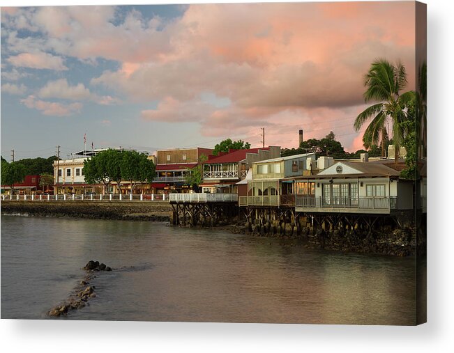 Lahaina Acrylic Print featuring the photograph Old Lahaina Town by Dustypixel