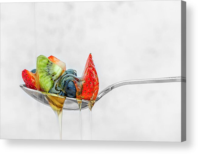 Kitchen Acrylic Print featuring the photograph Oozing Deliciousness ... by Jackie Matthews
