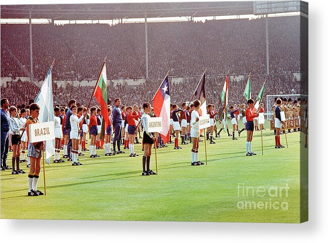 Child Acrylic Print featuring the photograph Opening Ceremony Of World Cup by Bettmann