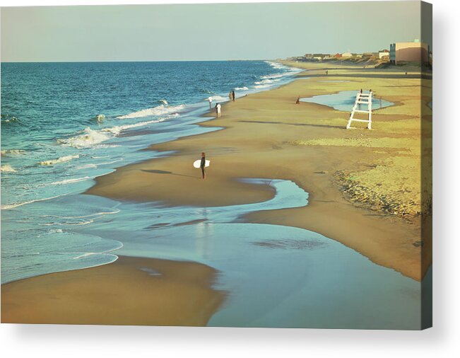 Scenics Acrylic Print featuring the photograph Outer Banks Beach by Melinda Moore