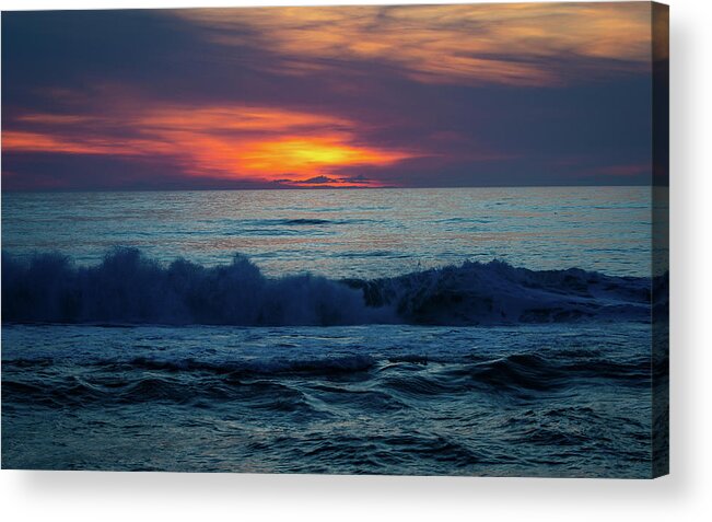 Sunrise Acrylic Print featuring the photograph Outer Banks Sunrise by Lora J Wilson