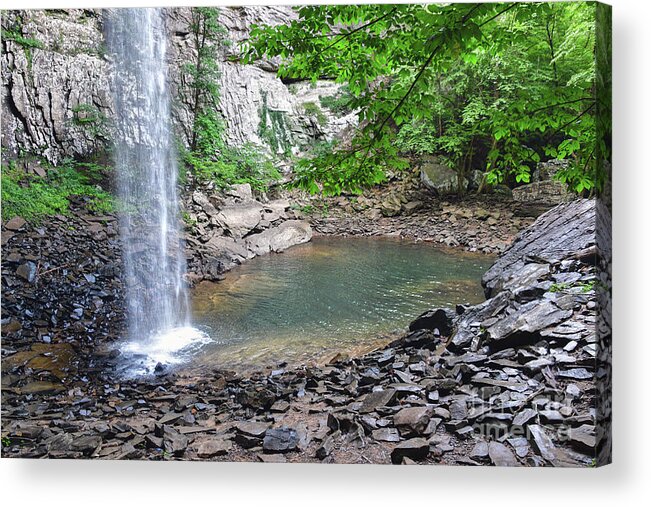 Tennessee Acrylic Print featuring the photograph Ozone Falls 11 by Phil Perkins