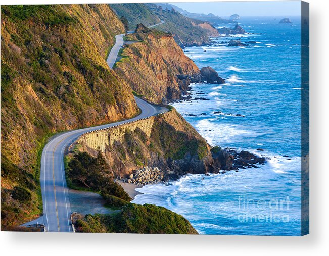 Pacific Coast Acrylic Print featuring the photograph Pacific Coast Highway Highway 1 by Doug Meek