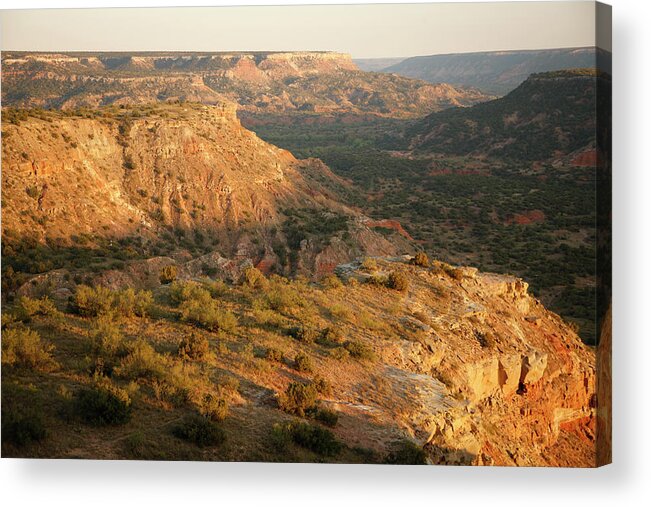 Scenics Acrylic Print featuring the photograph Palo Duro Canyon In Texas Usa by Duckycards