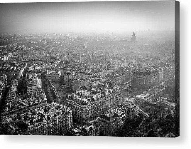 Eiffel Acrylic Print featuring the photograph Paris View 1 by Nigel R Bell