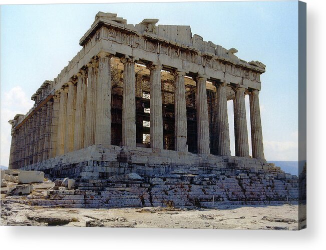 Parthenon Acrylic Print featuring the photograph Parthenon - Athens, Greece by Richard Krebs